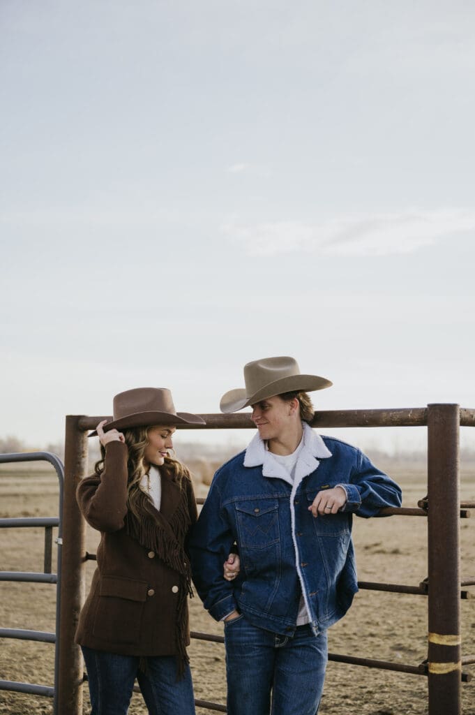 Wyoming horse ranch engagement