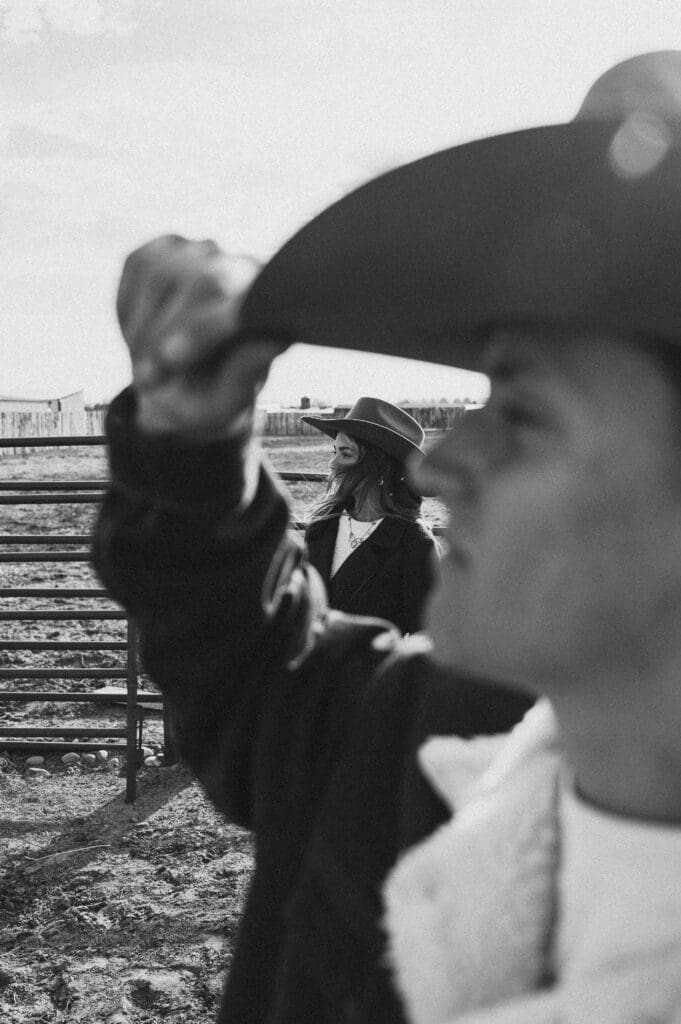 Wyoming horse ranch engagement