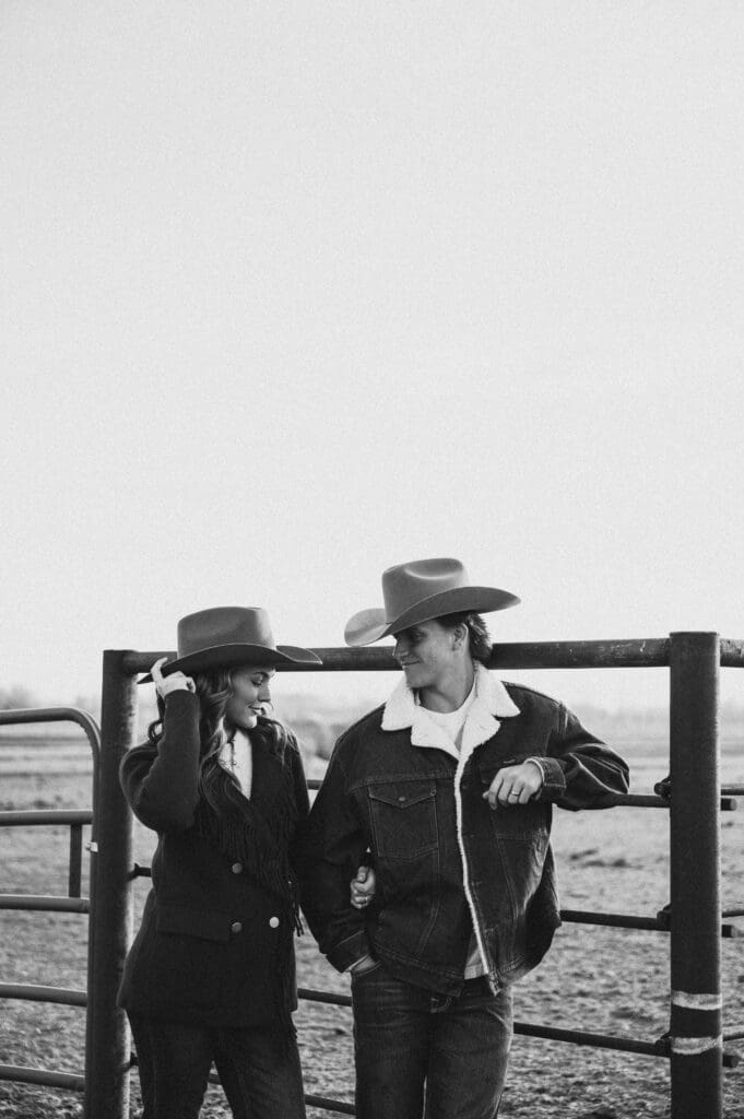 Wyoming horse ranch engagement