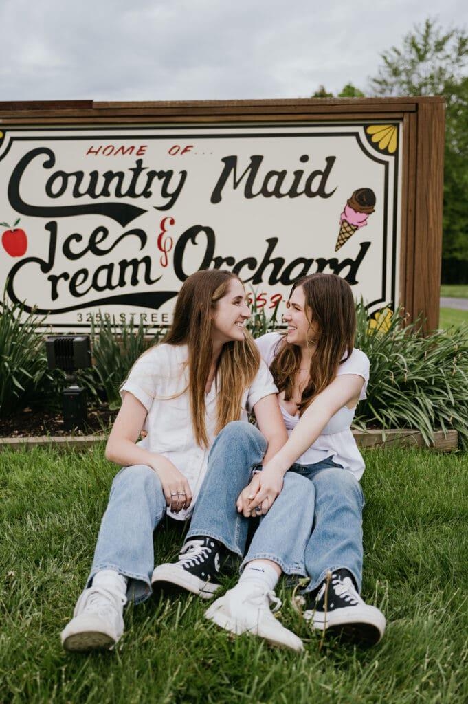 Country Maid Ice Cream Couples Session