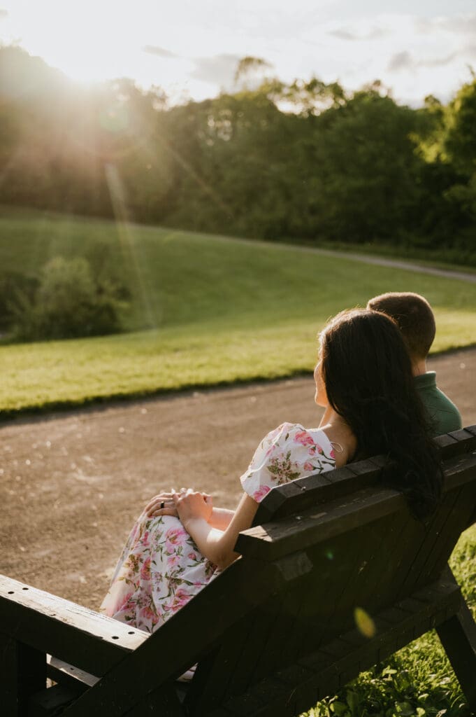 Couples session in Cuyahoga Valley National Park