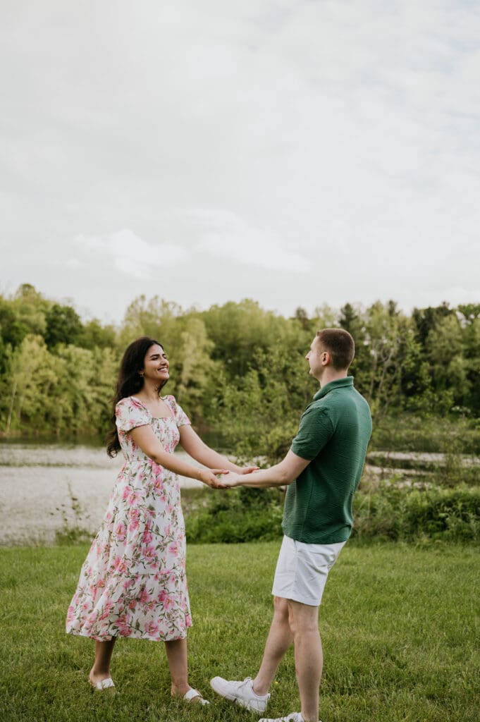 Couples session in Cuyahoga Valley National Park