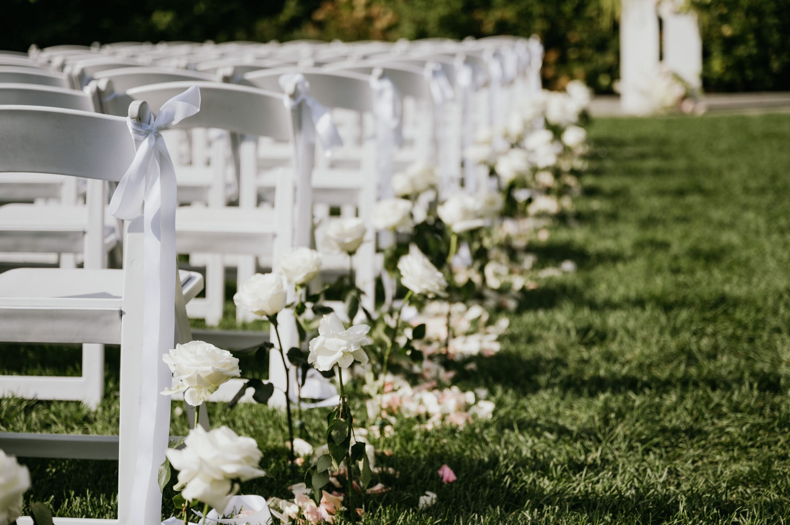 Luxury ceremony at Highfields Event Center