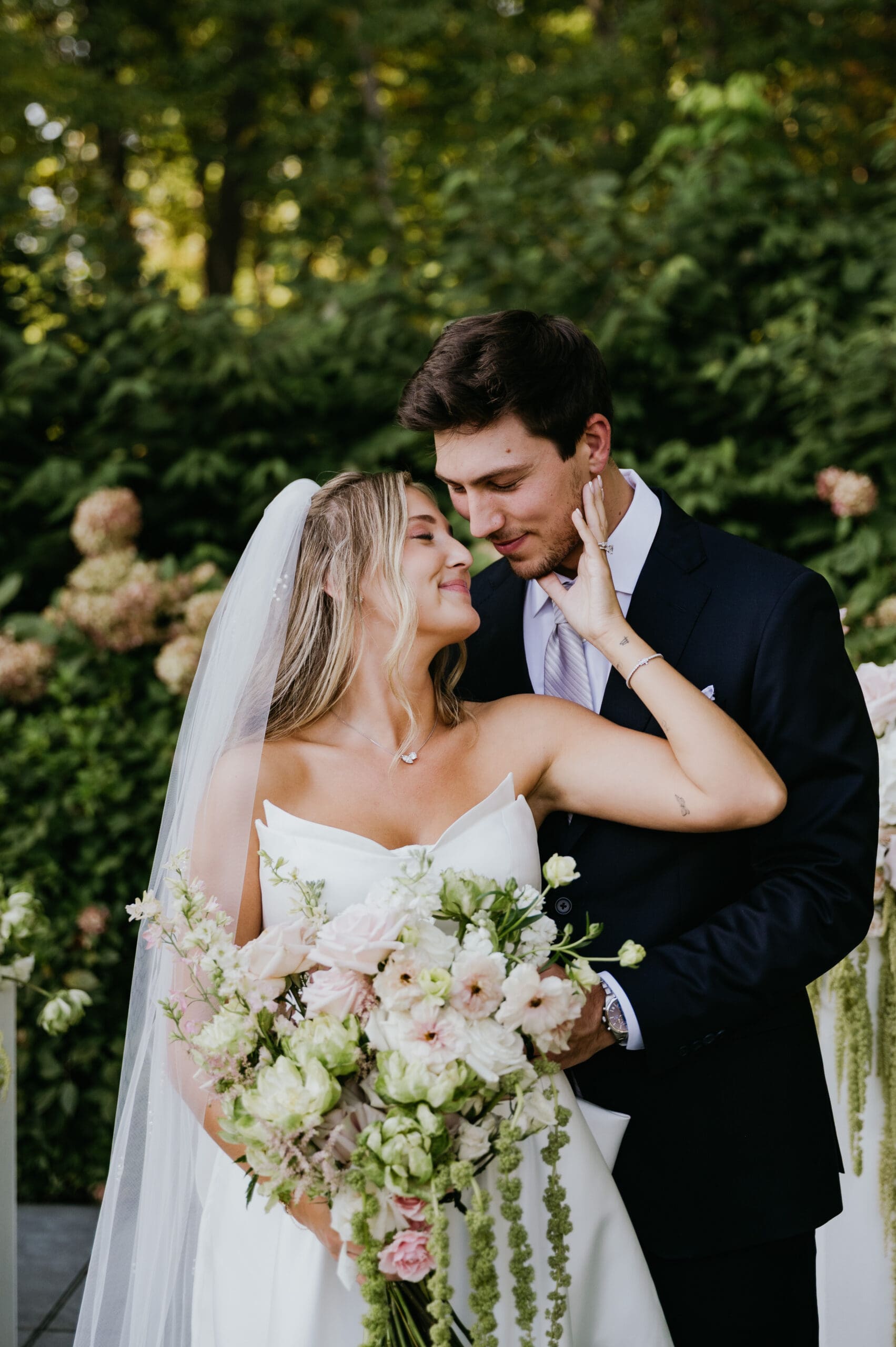 Luxury wedding portraits at Highfields Event Center