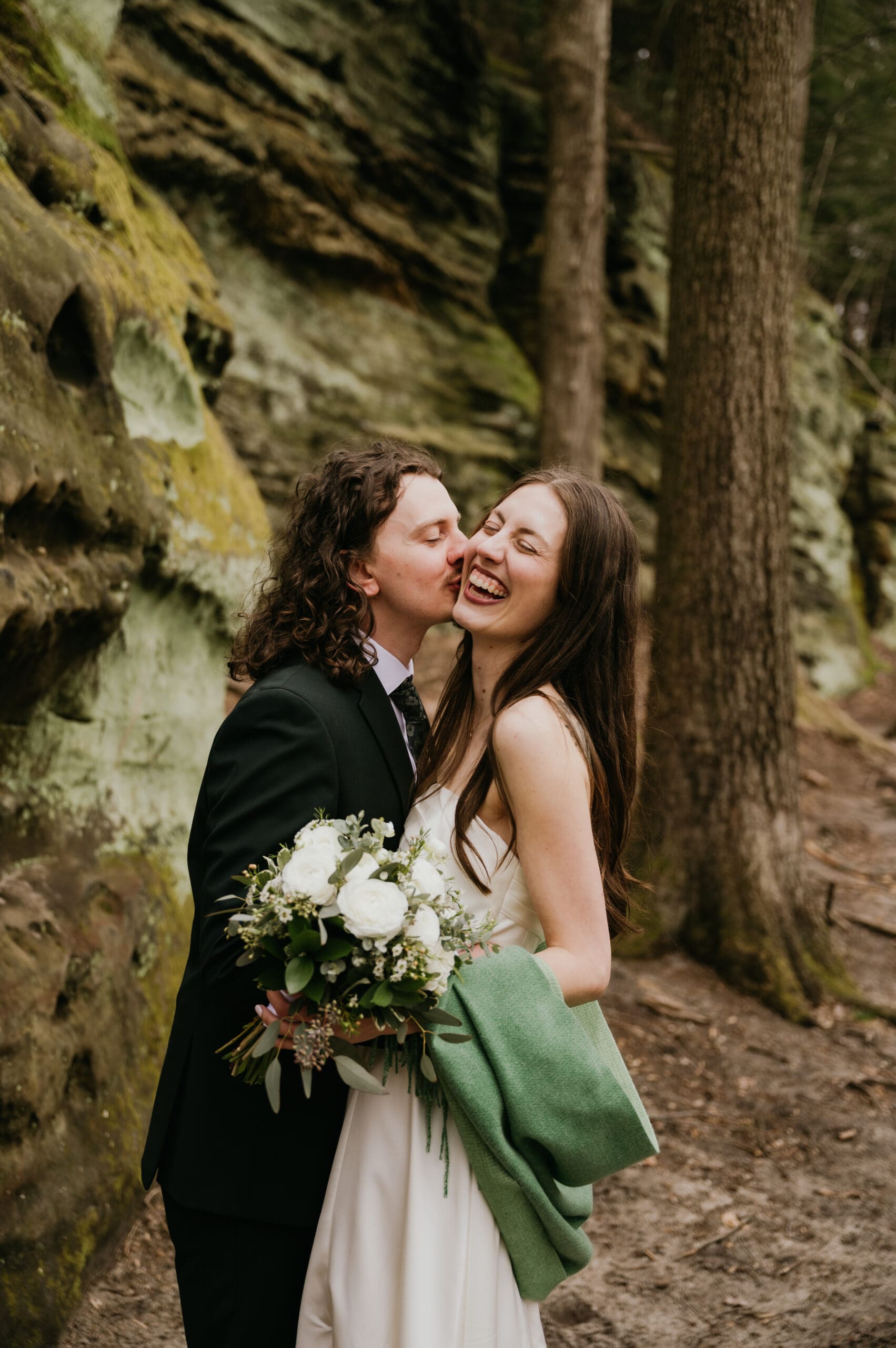 Cuyahoga Valley National Park elopement at the ledges