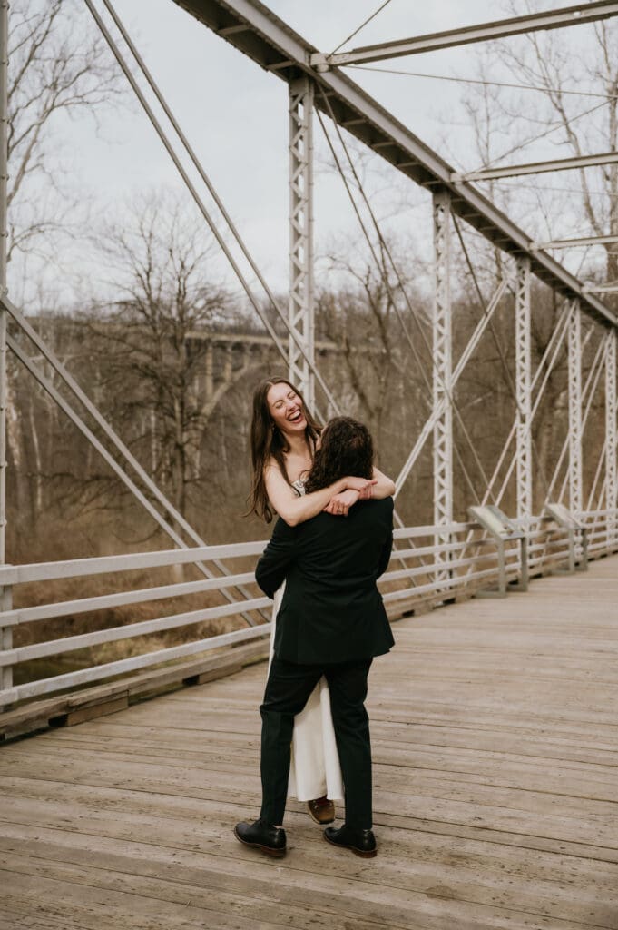 Spring Cuyahoga Valley National Park Elopement 