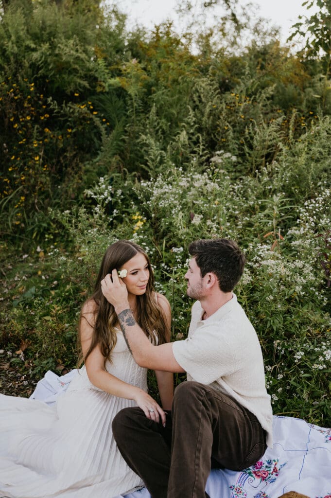 Ohio summer engagement session inspiration 
