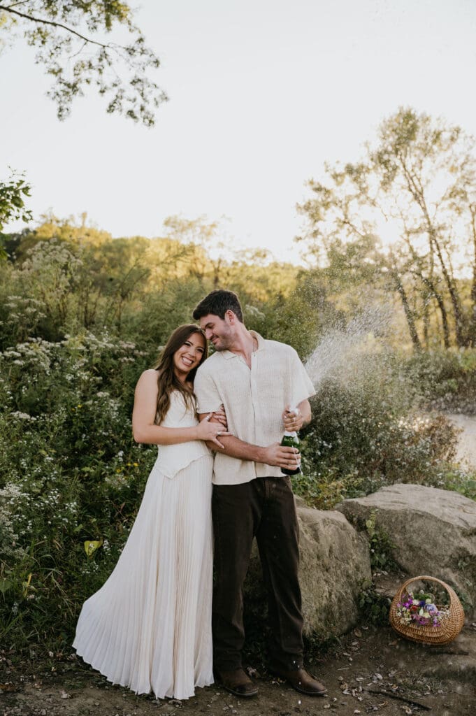 Ohio summer engagement session inspiration 